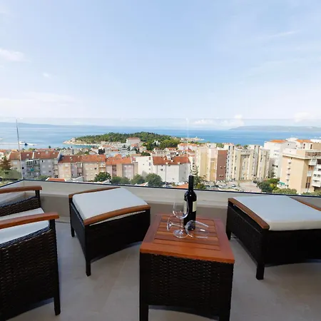 Luxury Narona Sea&city View 아파트 마카르스카